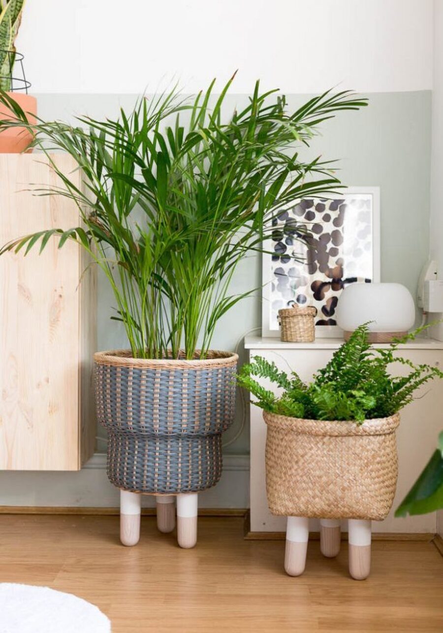 корзина-кашпо для цветов своими руками