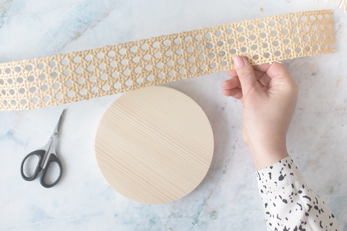 Подставка для цветов из ротангового полотна DIY podstavka dlya cvetov iz rotanga svoimi rukami 1